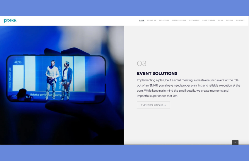 Proske homepage 1